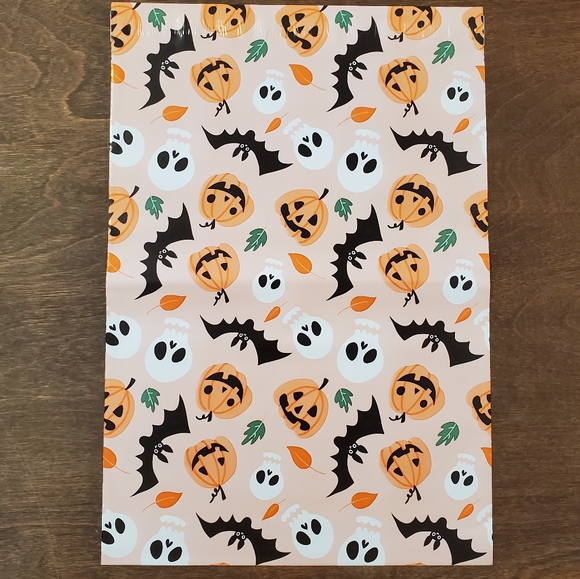 10 pack 10x13" Halloween Poly Mailers Ghosts Bats Pumpkins High Quality - Picture 1 of 3
